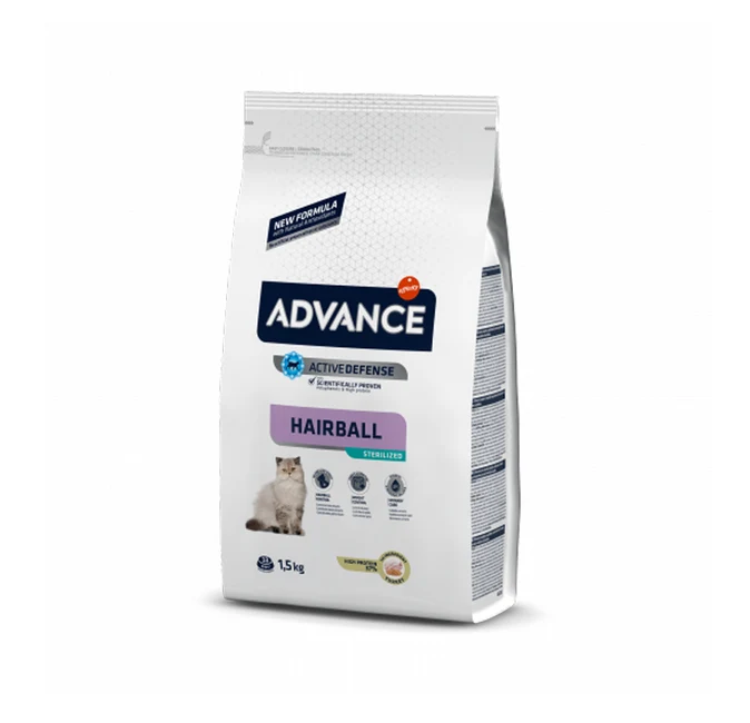 Advance Gatos Esterilizados Bola de Pelos