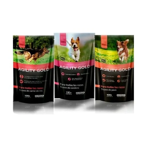 Agility Gold Alimento Húmedo Trozos en Salsa - Perro Adulto 100g