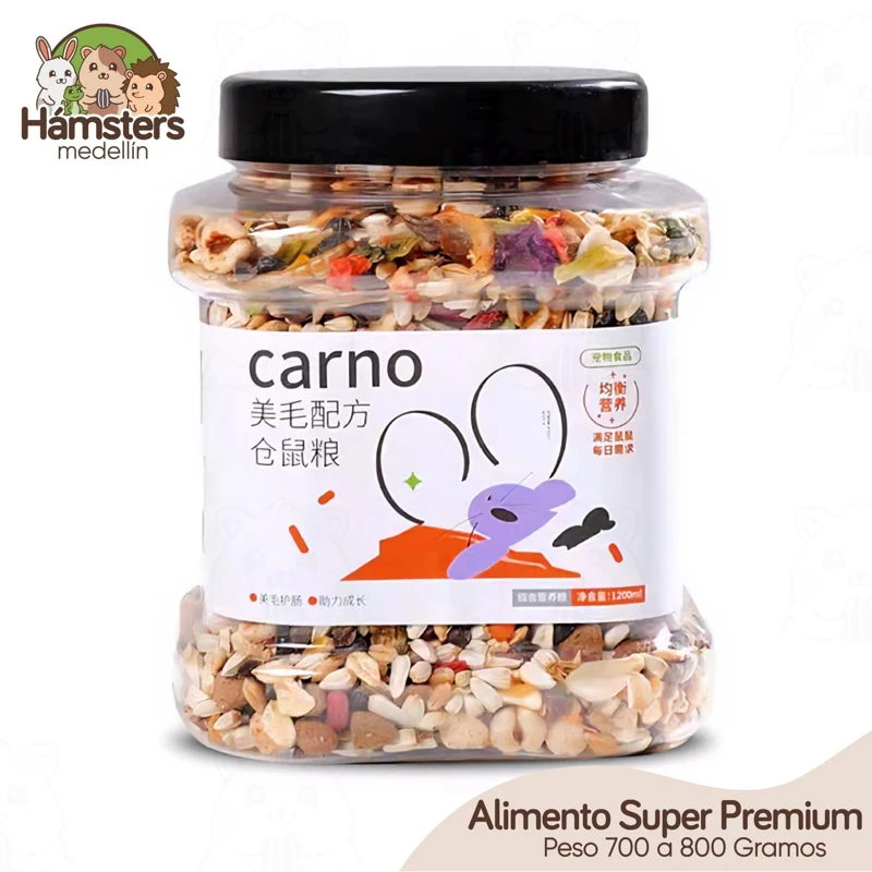 Alimento Carno Super Premium Para Roedores Hámster Ratas Ratones