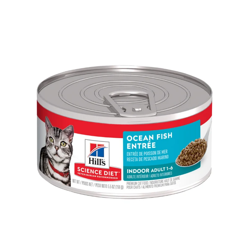 Alimento Húmedo para Gato Adulto Hills Indoor Sabores de Mar