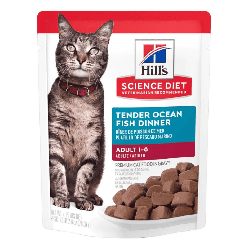Alimento Húmedo para Gato Adulto Hills Science Diet Pouch Atún