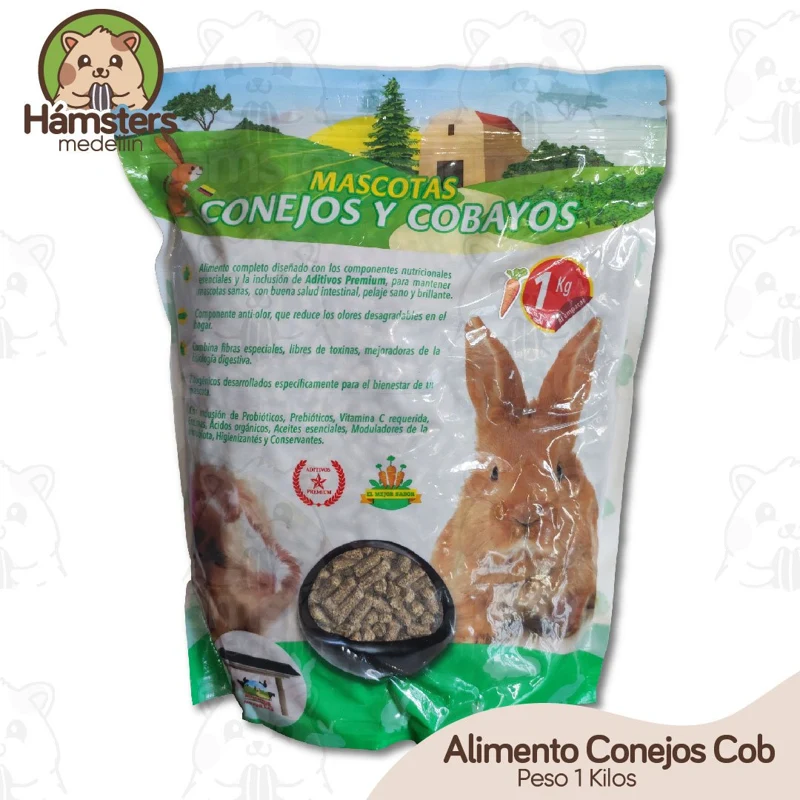 Alimento Premium Conejo, Cobayas y Chinchillas
