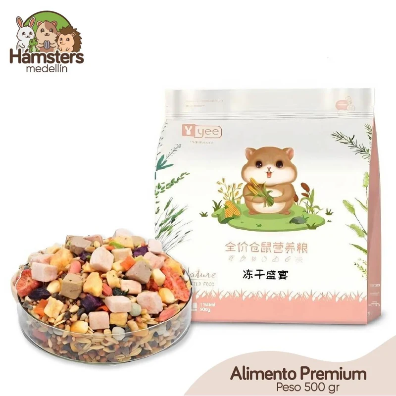 Alimento Yee Premium Para Hámster, Ratas, Ratones y Jerbos