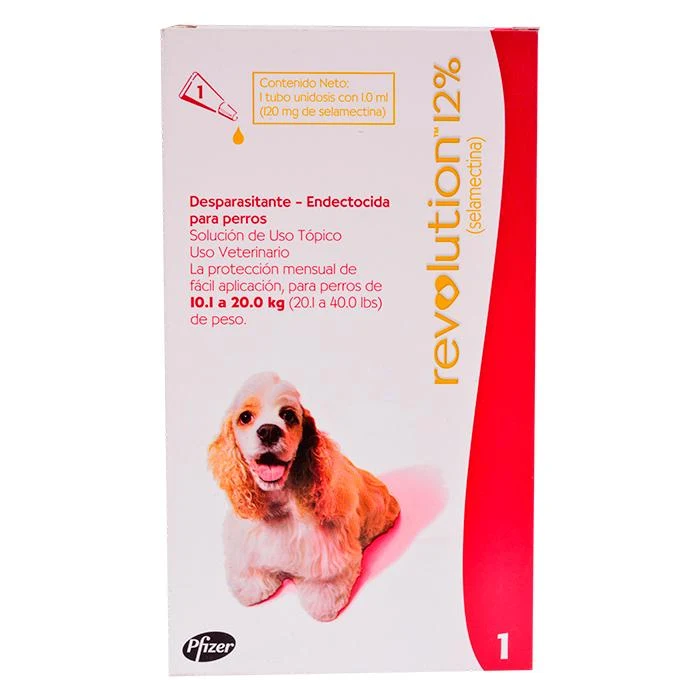 Antiparasitario Revolution Perro 12 1.00 ml (10.1 a 20 Kg)