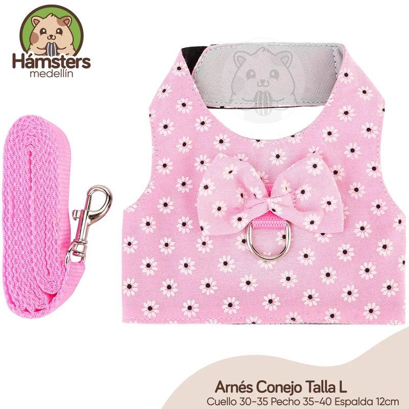 Arnés Collar Conejo, Cobayos, Hurones y Chinchillas