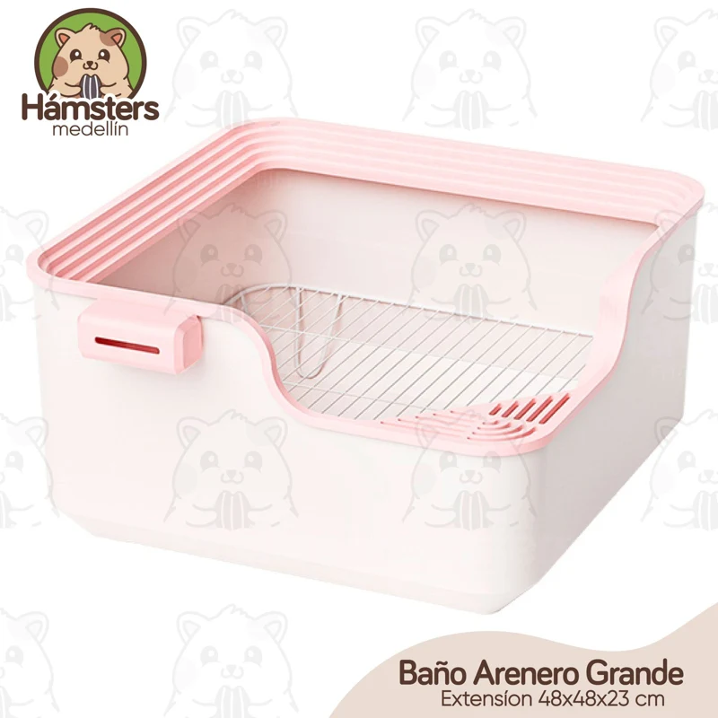 Baño Esquinero Cuadrado  Cobayas, Conejos, Hurones y Chinchillas
