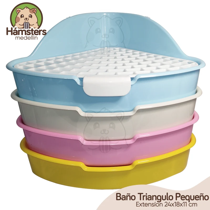 Baño Esquinero Triangular  Cobayas y Conejos