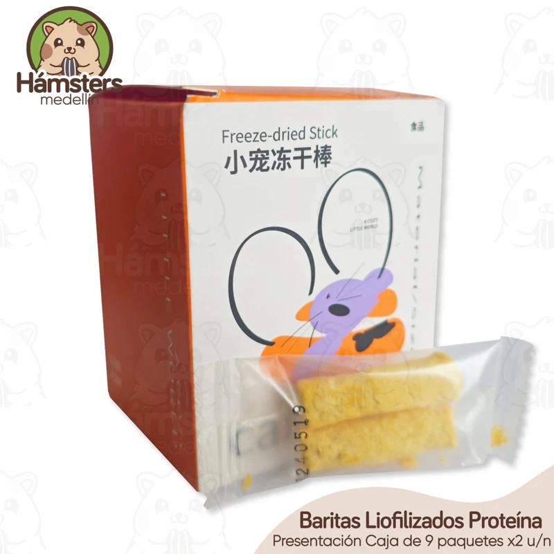 Baritas Liofilizados De Proteína Ayuda Al Desgaste Dental