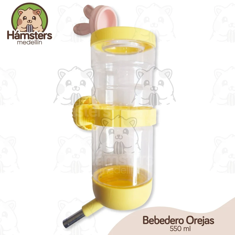 Bebedero Dispensador de Agua Animales Pequeños Conejos Hamsters 550ml