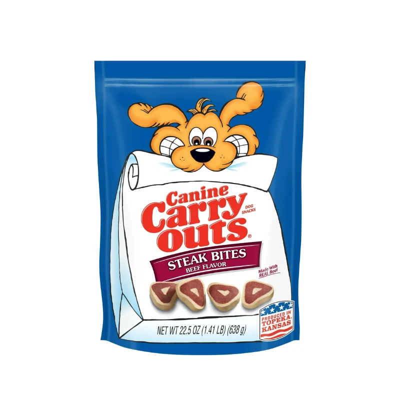 Canine Carry Outs Steak Bites Snack Perros