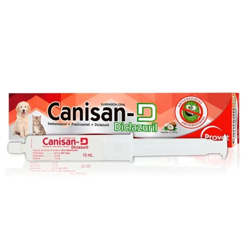 Canisan D Suspensión Oral Antiparasitario Interno