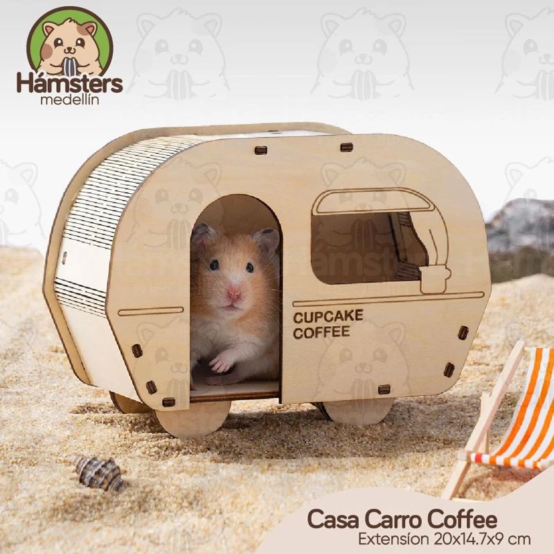 Casa Carro Coffee Hamsters Roedores