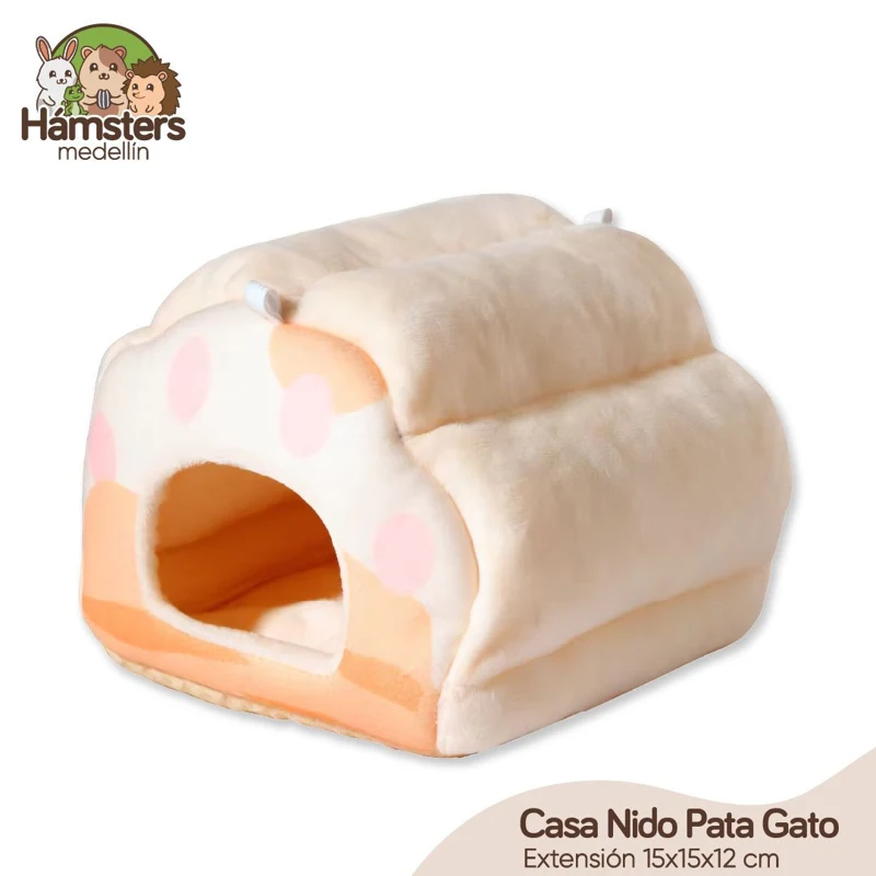 Casa Hámster-Roedores Nido Pata Gato