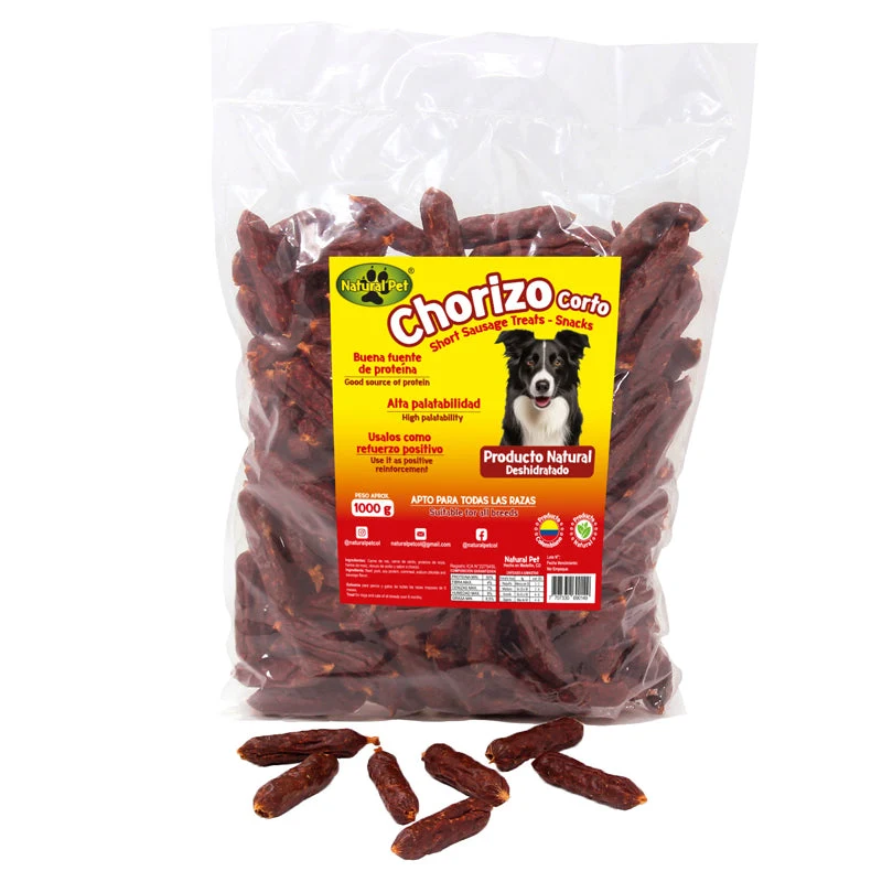 Chorizo corto Natural Pet x 1000 Gr