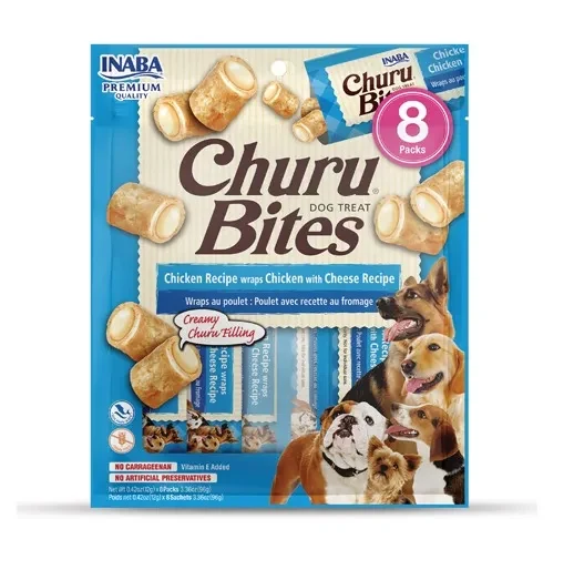 Churu Bites Dog Pollo-Queso 8 x 12 Gr