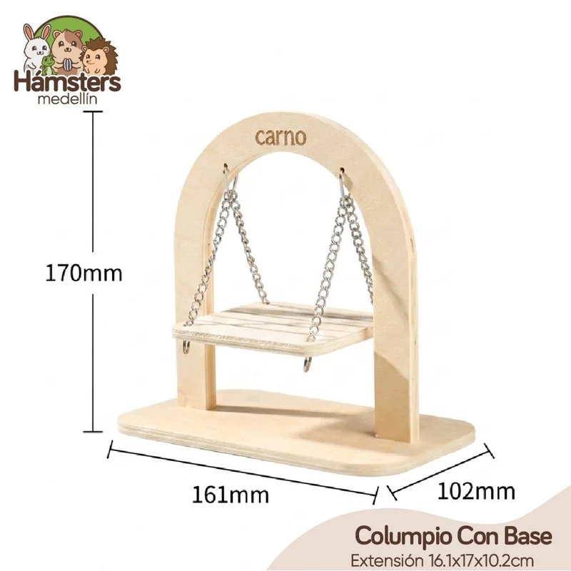 Columpio Con Base Hámster Ratones Roedores