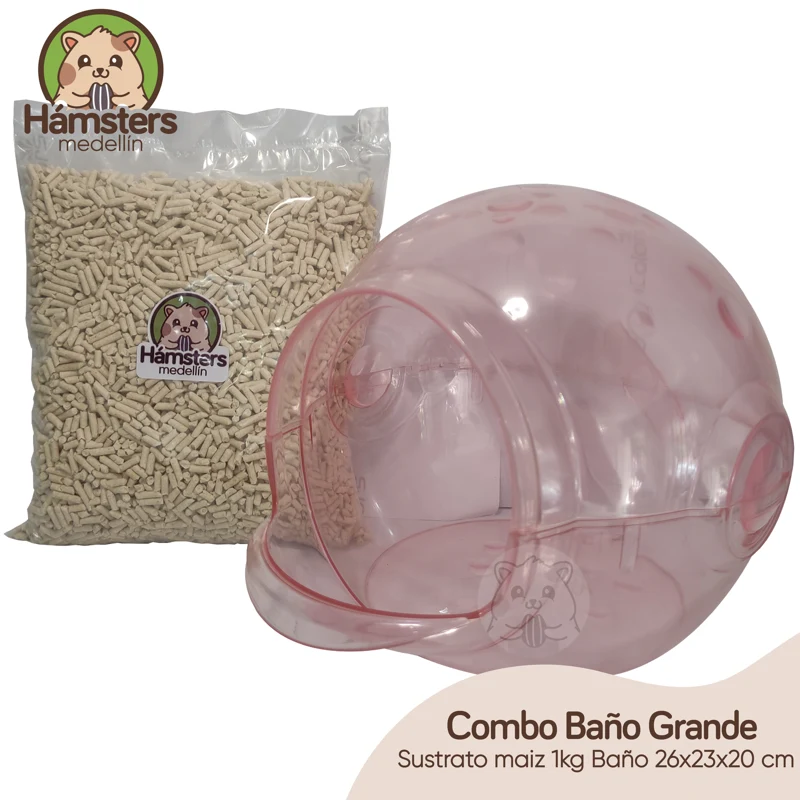 Combo Sanitario Baño Arenero Conejos, Cobayos, Chinchillas y Erizos