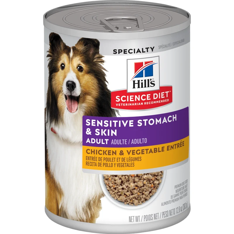 Comida Húmeda para Perro Hills Adulto Estomago y Piel Sensible 12.8 Onz