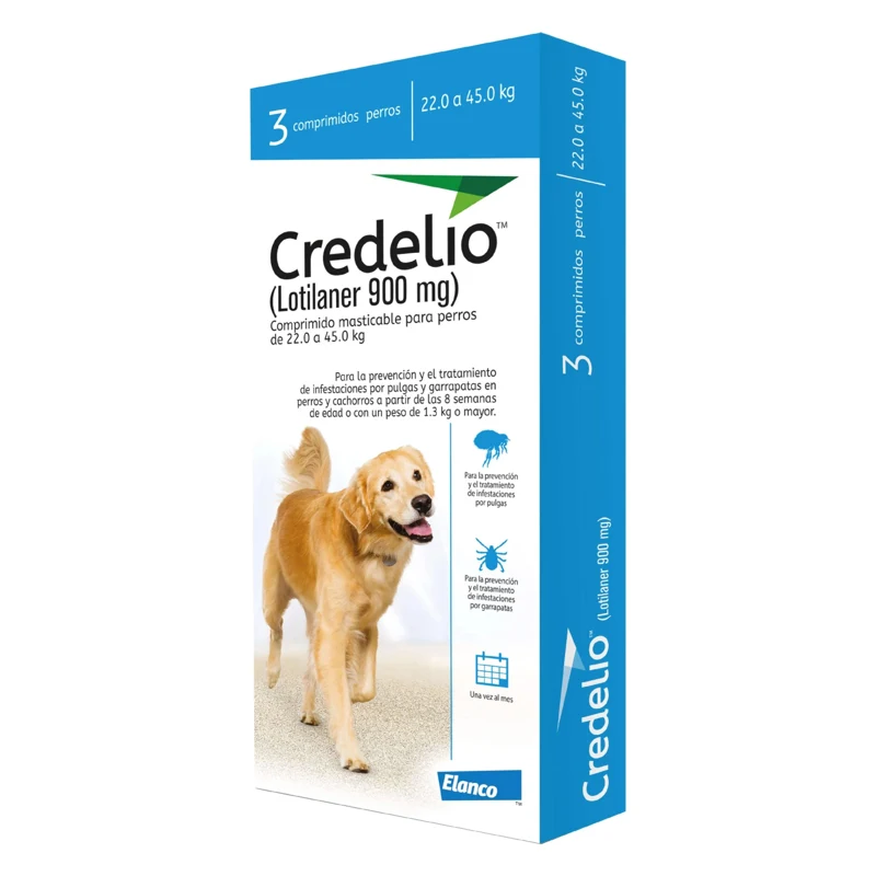 Credelio 900 mg Perros  de 22 a 45 Kg