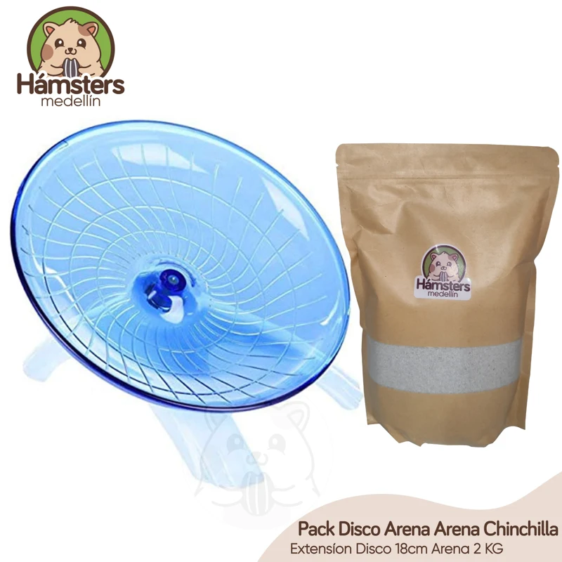 Disco Hamster Carno 18CM + Arena chinchilla 2 Kilos