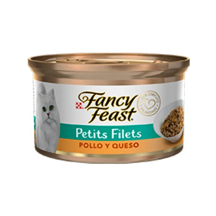 Fancy Feast Lata Petits Pollo Y Queso