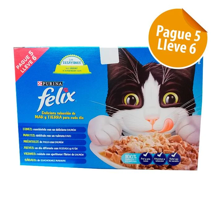 Felix Latas Surtidas Pague 5 Lleve 6