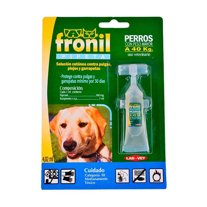 Fronil Perro Mayor A 40 Kg