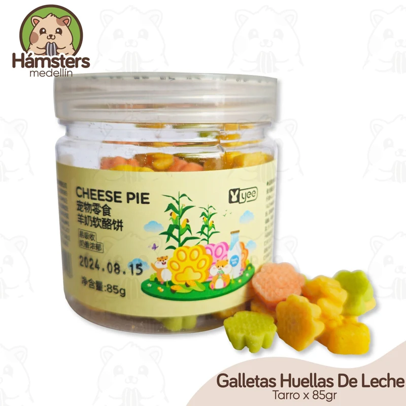 Galleta Huella Leche De Cabra Para Hamster Ratas y Mamíferos Pequeños