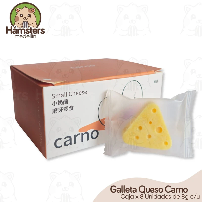Galleta Queso Carno Para Hamster Ratas y Mamiferos Pequeños
