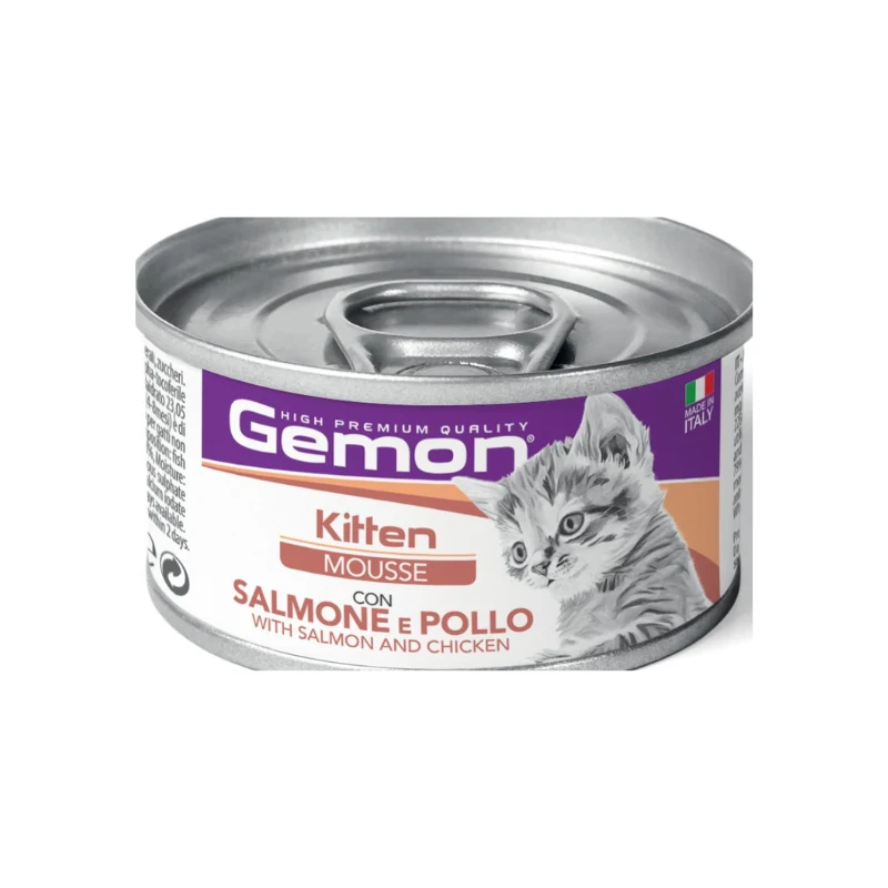 Gemon Mousse Kitten Salmón / Chicken