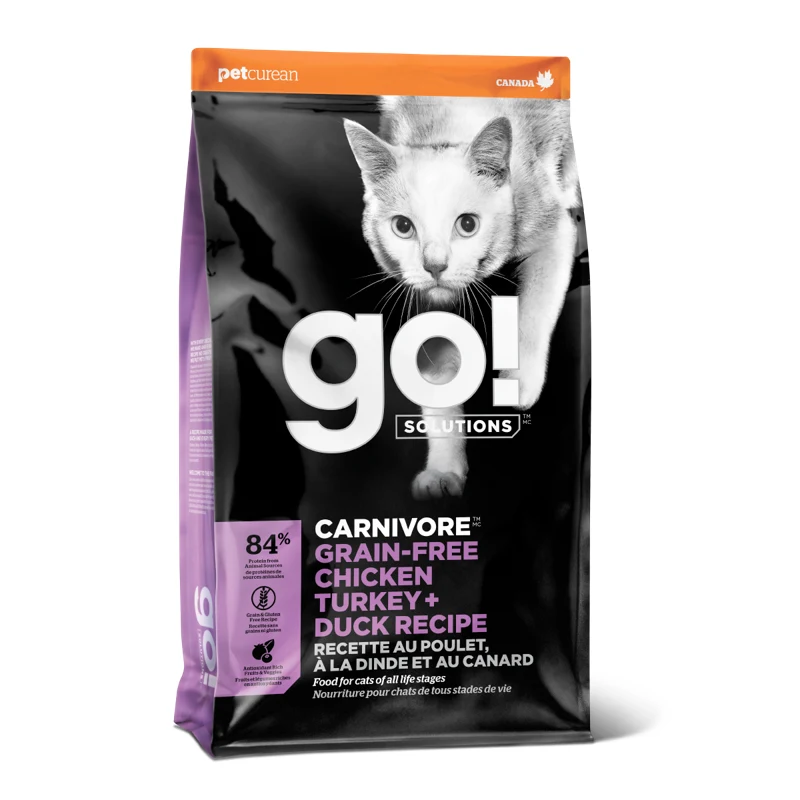 Go! Carnivore Receta De Pollo. Pavo Y Pato Para Gatos