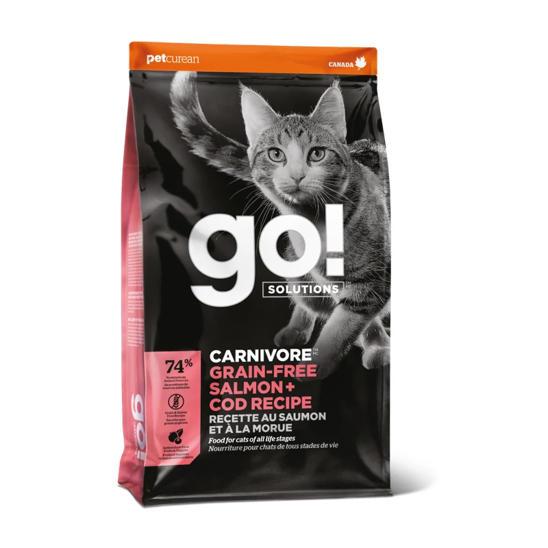 Go! Carnivore Receta De Salmón Y Bacalao Para Gatos