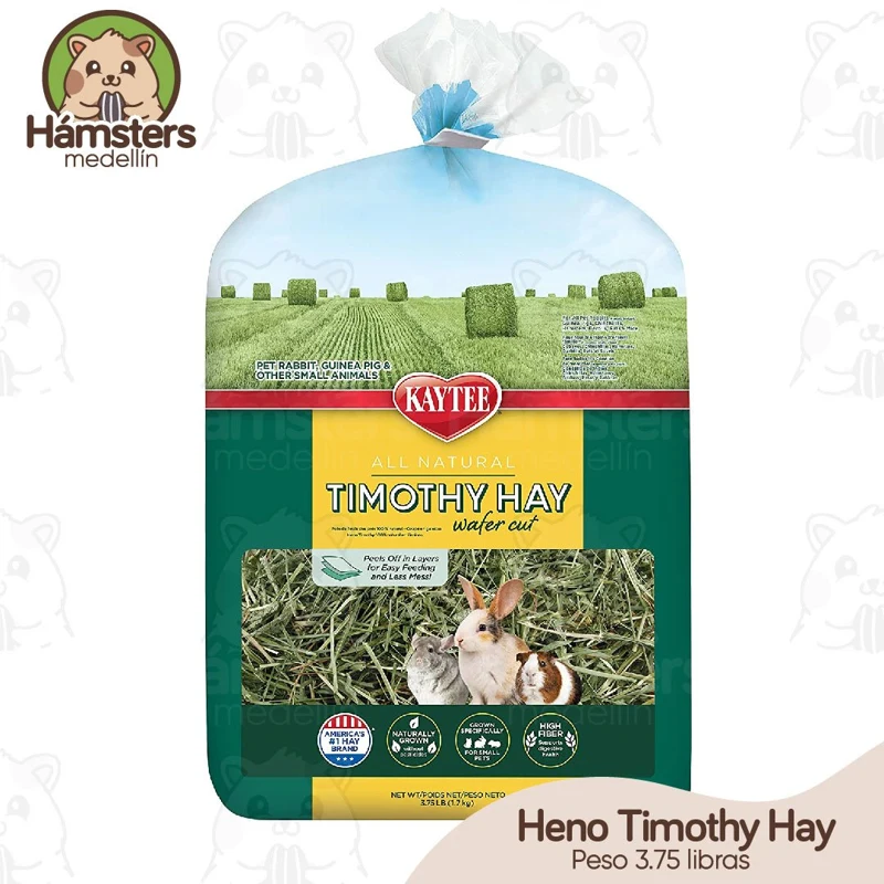 Heno Timothy Hay Conejos Cobayas Paca 3.75 Libras