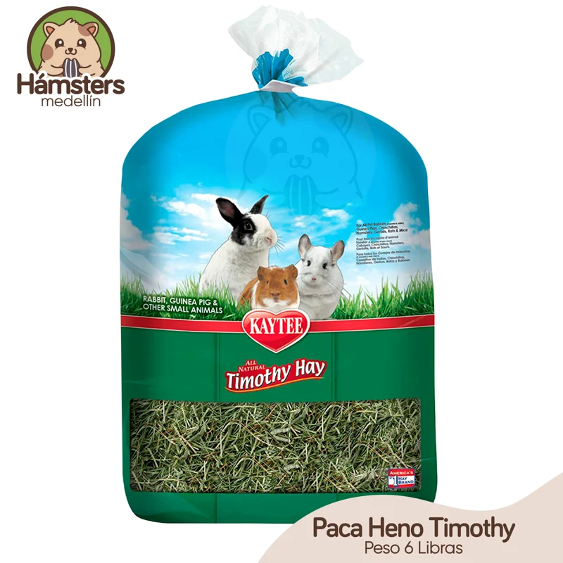 Heno Timothy Hay Conejos Cobayas Paca 6 Libras