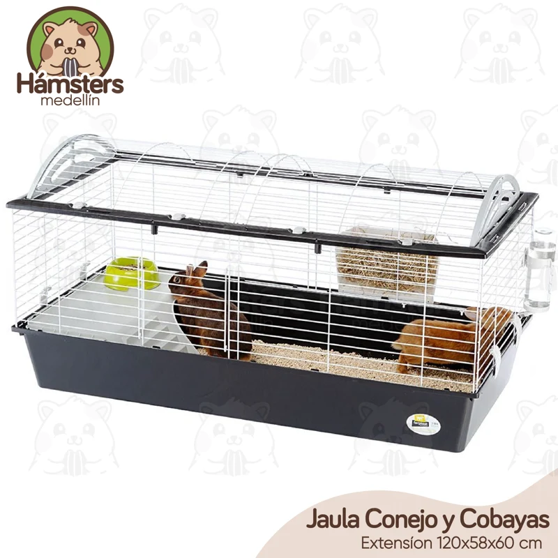 Jaula Conejo, Cobayas, Chinchillas y Erizos 120cm