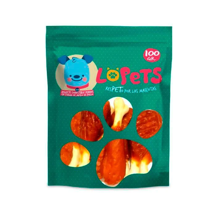 Juguete Comestible Muslo De Pollo 100 Gr