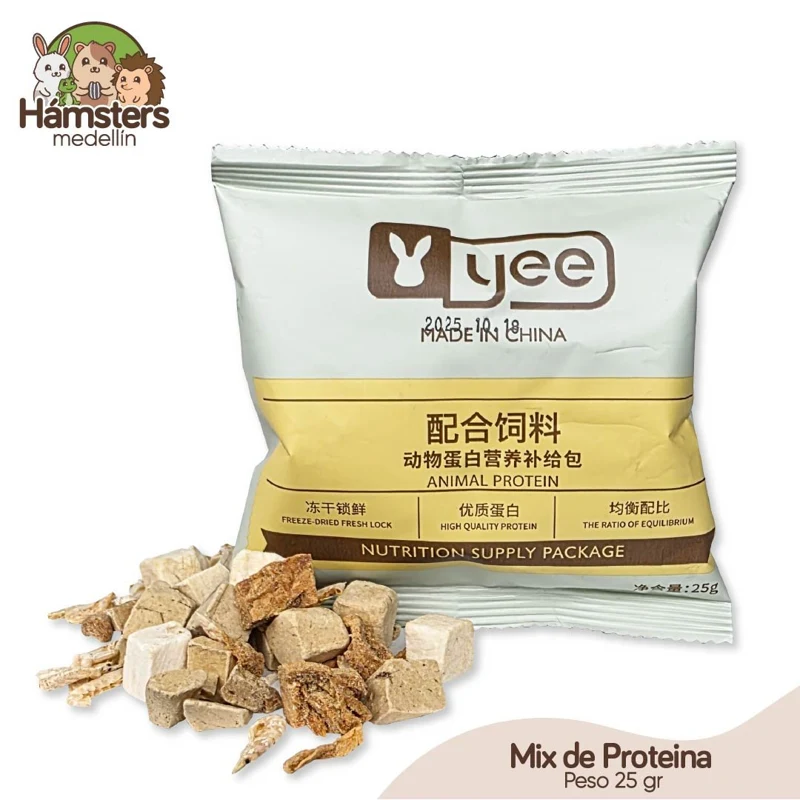 Mix Proteína Liofilizada Para Roedores y Pequeños Mamíferos