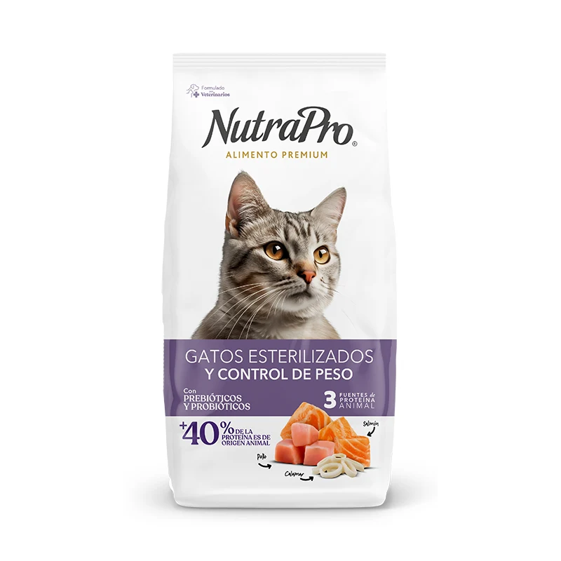 Nutrapro Gatos Adultos Esterilizados/Control Peso