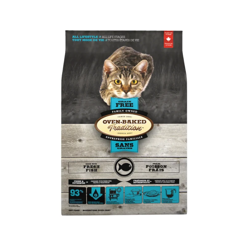 Oven Baked Tradition Pescado Libre De Grano Para Gato