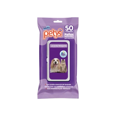 Paños Húmedos Petys Lavanda x 50
