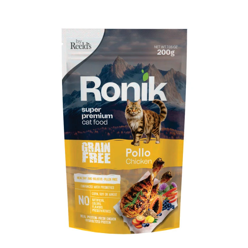Ronik Grain Free sabor Pollo para Gato