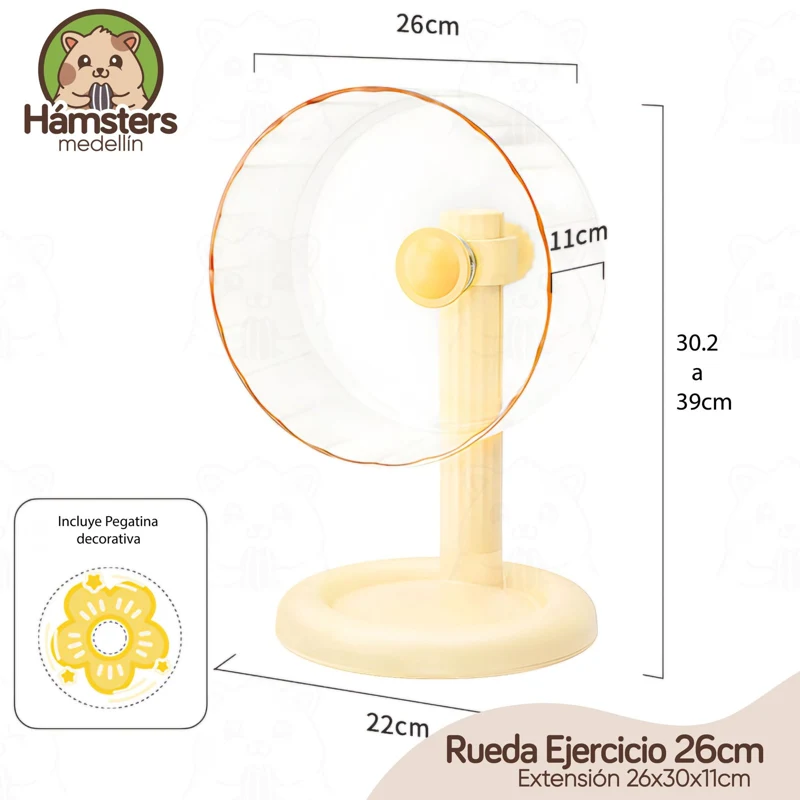 Rueda Hámster Carno 26 CM Premium