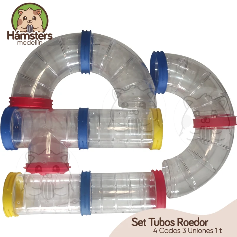 Set Tubos Para Hámster Roedores