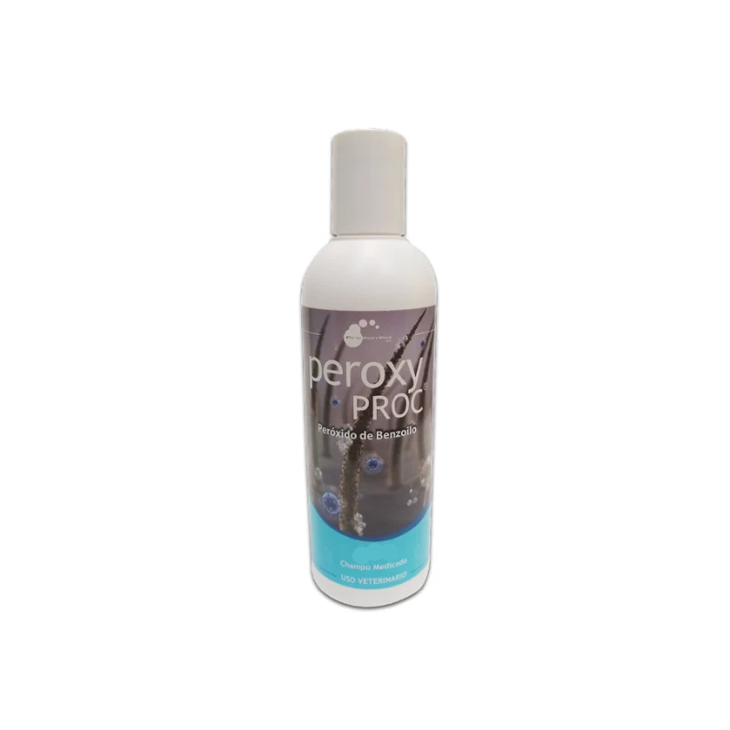 Shampoo Peroxyproc  para Piodermatitis y Peborrea