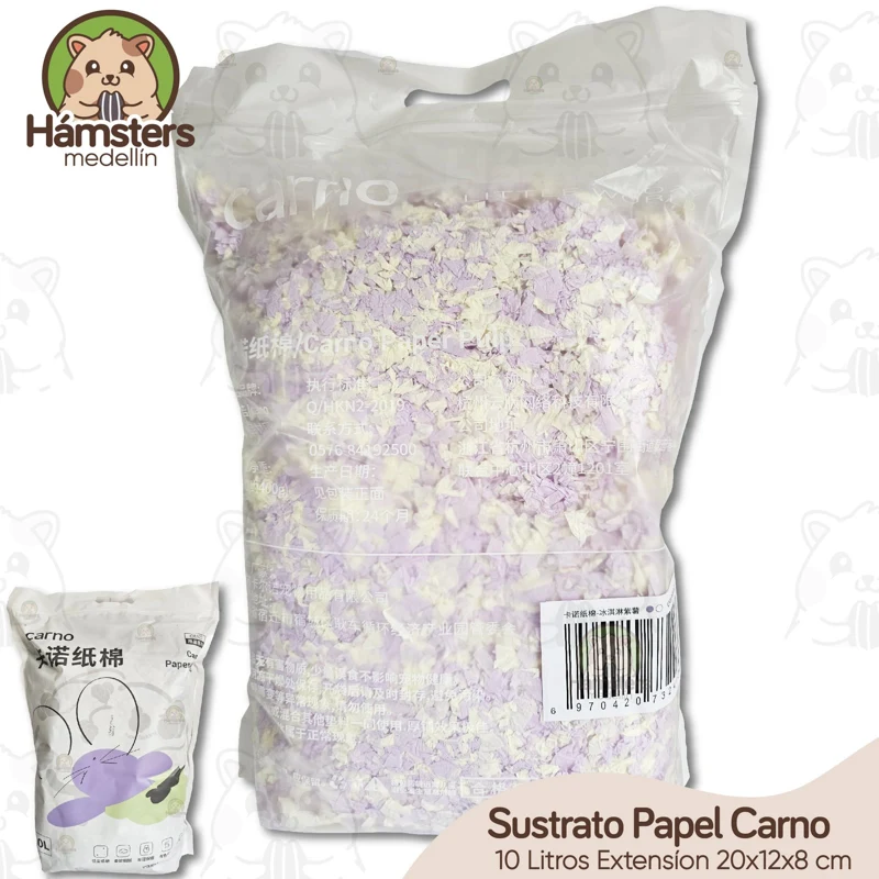 Sustrato de Papel Carno 10 Litros