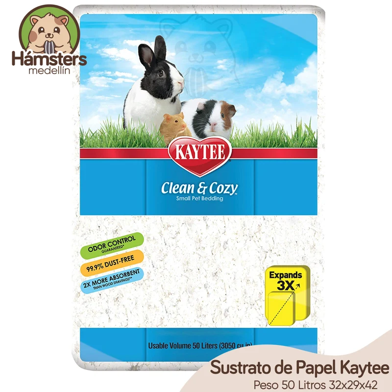 Sustrato de papel Kaytee 50 Litros