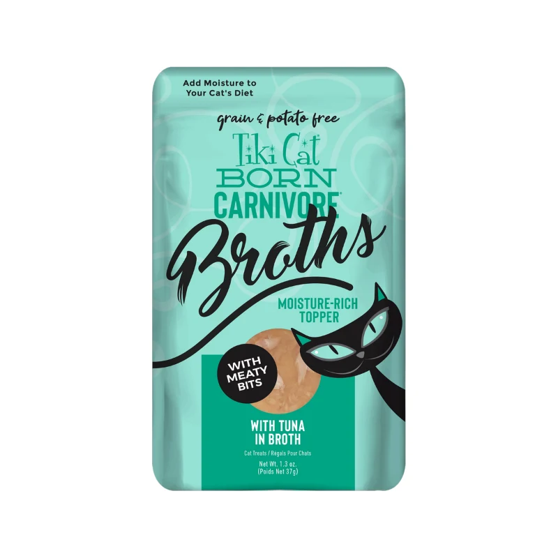 Tiki Cat Broth Atún y Caldo para Gatos