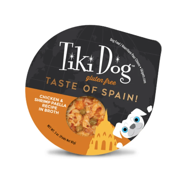 Tiki Paella Española con Pollo y Camarones para Perros x 85 g
