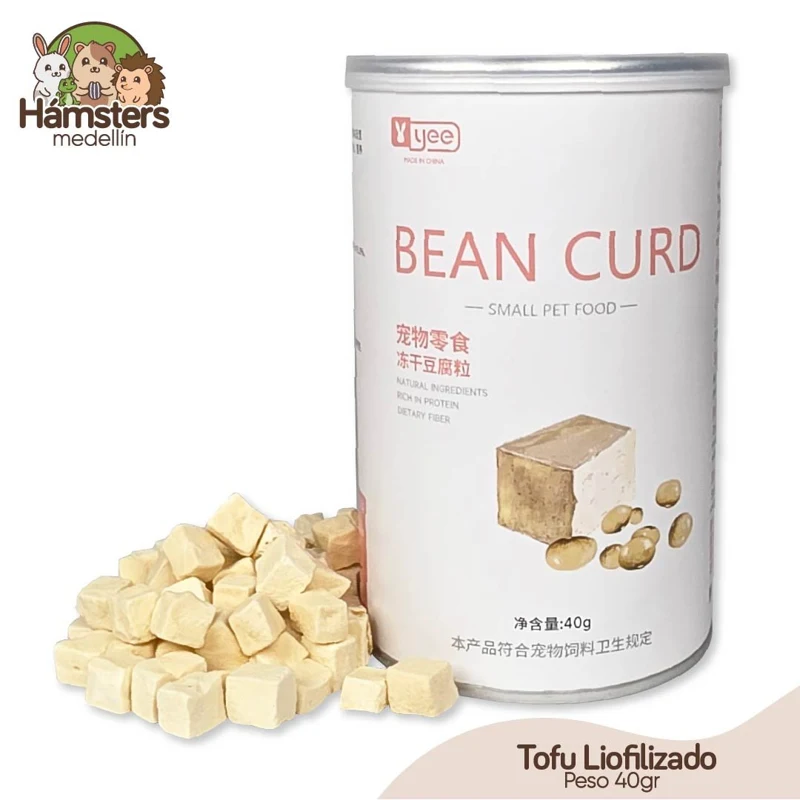 Tofu (Pato) Liofilizada Para Roedores y Pequeños Mamíferos