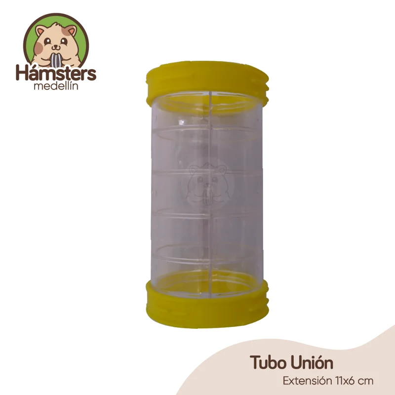 Tubo Recto Unión Hámster Roedores